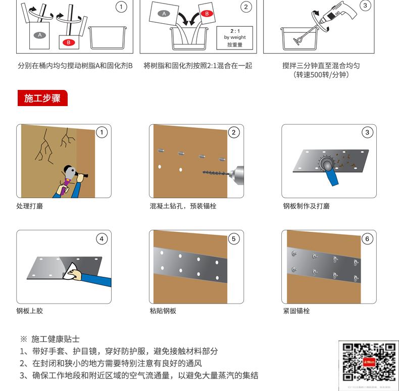 包钢淮阴粘钢加固施工过程